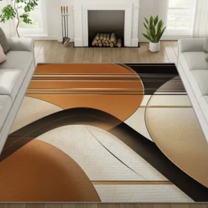 Modern Minimalist Abstract Geometric Large Area Sofa Carpet